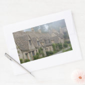 Arlington Row, Bibury autocollant rectangulaire (Enveloppe)