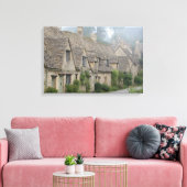 Arlington Row, Bibury canvas print (Insitu (Woonkamer))
