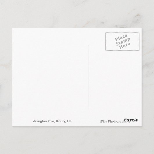 Arlington Row, Bibury carte postale (Dos)