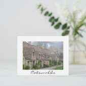 Arlington Row, Bibury White border briefkaart (Staand voorkant)