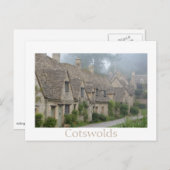 Arlington Row-huizen, Bibury in Cotwolds Briefkaart (Voorkant / Achterkant)