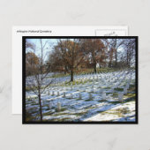 arlington sneeuw briefkaart (Voorkant / Achterkant)