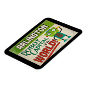 Arlington Texas Robot - Funny  Magneet (Linkerzijde)