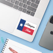 Arlington Texas Sticker (Laptop met iPhone)