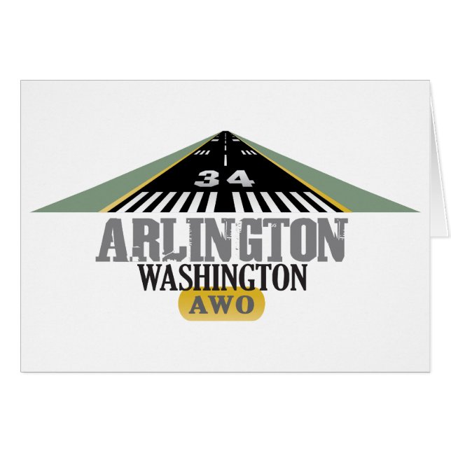 Arlington Washington - Airport Runway (Devant horizontal)