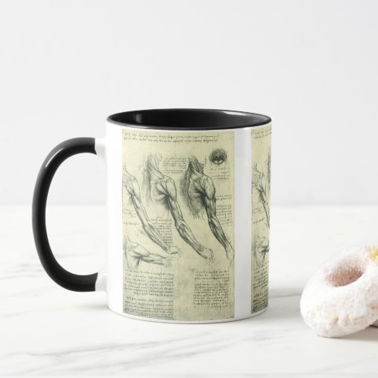 Arm en schouder Anatomie door Leonardo da Vinci Mok (Met donut)