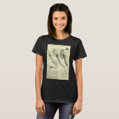 Arm en schouder Anatomie door Leonardo da Vinci T-shirt (Voorkant volledig)