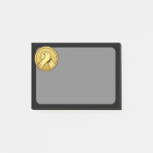 Arm worstling Gold Post-it® Notes (Voorkant)