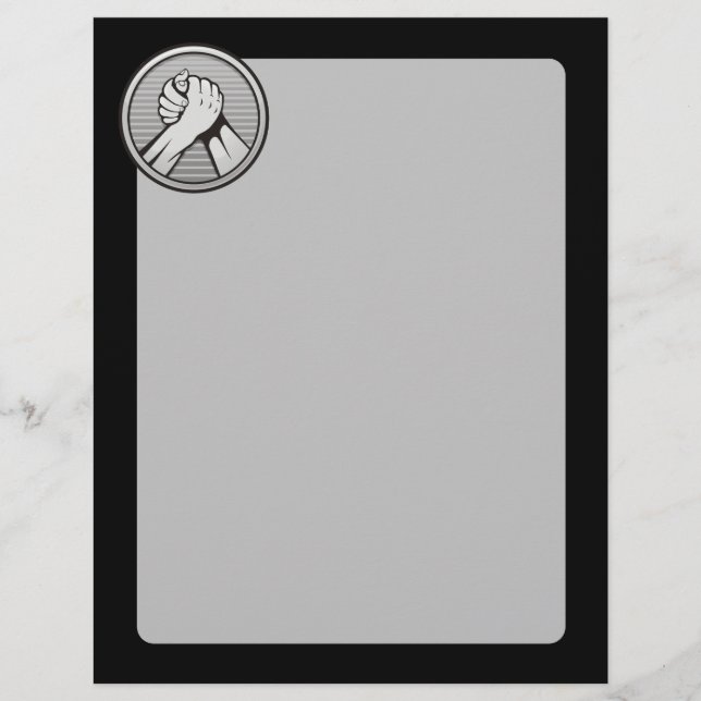 Arm worstling Silver (Voorkant)