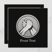 Arm worstling Silver Kaart (Voorkant / Achterkant)