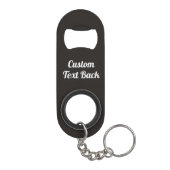 Arm worstling Silver Mini Flessenopener (Achterkant)