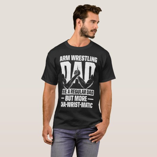 Arm Wrestling for Arm Wrestler Wrestling Athlete T-shirt (Voorkant volledig)
