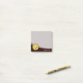 Arm Wrestling Gold Post-it® Notes (Op bureau)