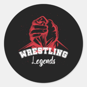 Arm Wrestling Ronde Sticker