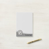 Arm Wrestling Silver Post-it® Notes (Op bureau)