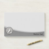 Arm Wrestling Silver Post-it® Notes (Op bureau)