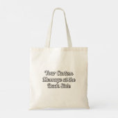 Arm Wrestling Silver Tote Bag (Achterkant)