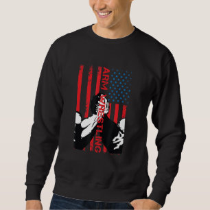 Arm Wrestling Usa vlag Trui