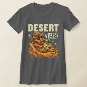 Armachillo Grappige Gordeldier Chill Woestijnsfeer T-shirt