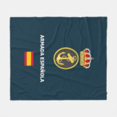 Armada Española paspoort telefoonhoesje Fleece Deken (Voorkant (Horizontaal))