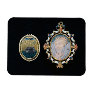 Armada Jewel, miniatuur van koningin Elizabeth I e Magneet