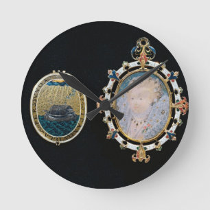 Armada Jewel, miniatuur van koningin Elizabeth I e Ronde Klok
