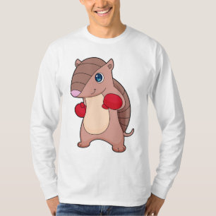Armadillo Boxer Boxer Boxing-handschoenen T-shirt