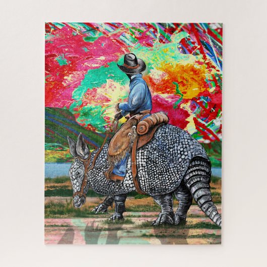 Armadillo Cowboy Legpuzzel (Verticaal)