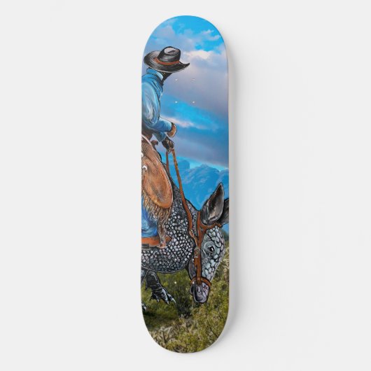 Armadillo Cowboy Skateboard (Voorkant)
