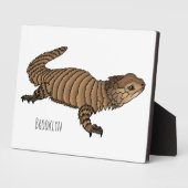 Armadillo girdled lizard cartoon illustratie fotoplaat (Zijkant)