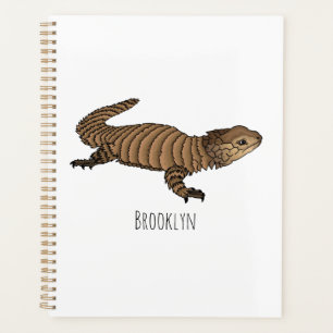 Armadillo girdled lizard cartoon illustration