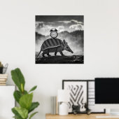 Armadillo - Impression d'art archivistique (Bureau à domicile)