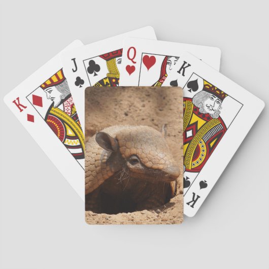 Armadillo in het Gezegde Hole Hallo Pokerkaarten (Achterkant)