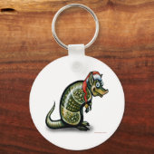 Armadillo Kerstmis Sleutelhanger (Voorkant)