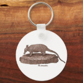 Armadillo Lithograaf Sleutelhanger (Voorkant)