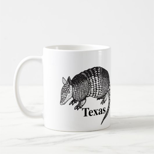 Armadillo Mug du Texas (Gauche)