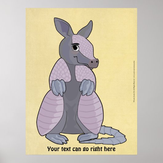 Armadillo Poster afdrukken (Voorkant)