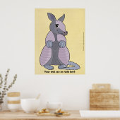 Armadillo Poster afdrukken (Keuken)
