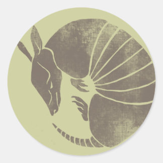  Armadillo Ronde Sticker