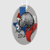Armadillo Santa Ornament (voorkant)