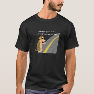 Armadillo Texas Speed Bump Dark T-Shirt