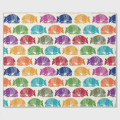 Armadillos Colorful Patterned Cadeaupapier (Vlak)