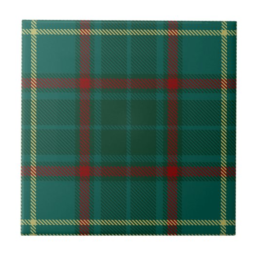 Armagh County Irish Tartan Tegeltje (Voorkant)