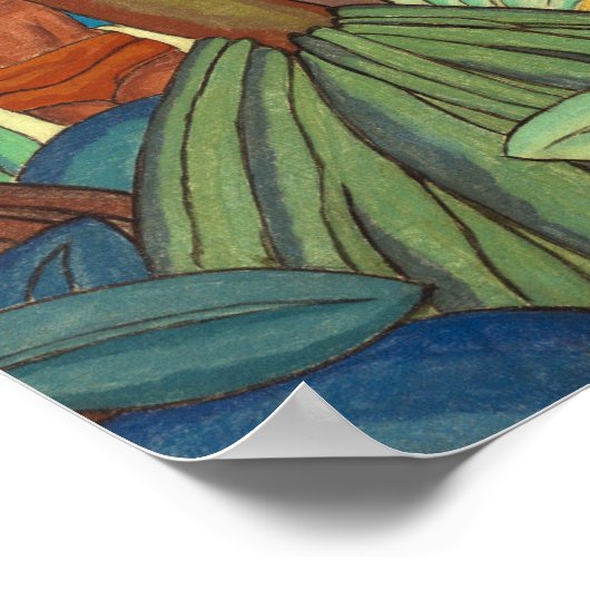 Arman Manookian - belle affiche "Red Sails" (Coin)