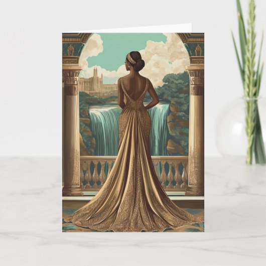 ARMANA PALACE #3 Gevouwen bedankkaart (Voorkant)