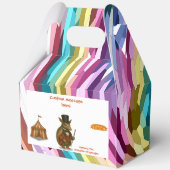 Armand, armadillo circusdirecteur bedankdoosjes (Achterkant)