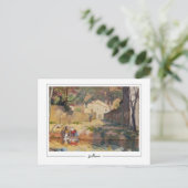 Armand Guillaumin #202 - Carte postale d'art fin (Debout devant)