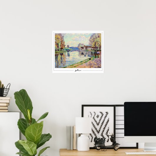 Armand Guillaumin Zedign Poster d'art #188 (Bureau à domicile)