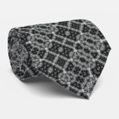 Armani Black Diamond Foulard Stropdas (Opgerold)