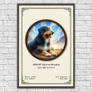 Armant (Egyptische Herdershond) Zoölogie Serie Poster